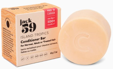 Island Tropics Shampoo and Conditioner Bar -For normal, weak or treated hair | Jack59 |
