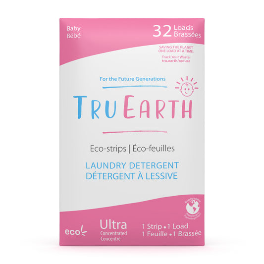 Tru Earth Laundry Strips - Baby - 32 Loads