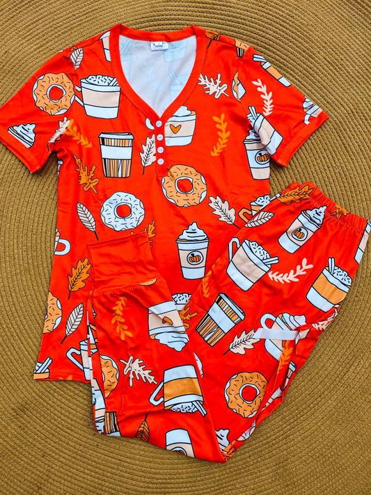 Pumpkin Spice Fall Pajamas - SALE!