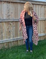 Pink Leopard Kimono - SALE!