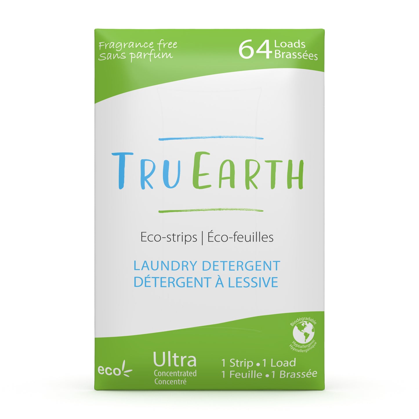 Tru Earth Laundry Strips - Fragrance Free- 32 Loads