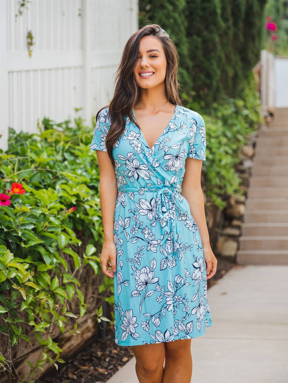 Berkeley Wrap Front Dress