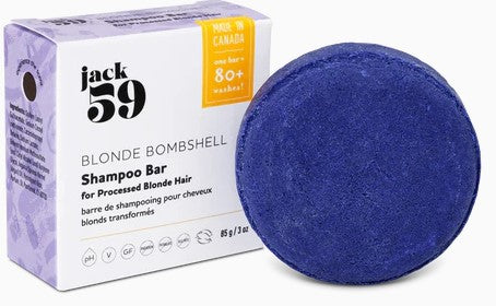 Blonde Bombshell Shampoo and Conditioner Bar - For blonde or grey hair | Jack59 |