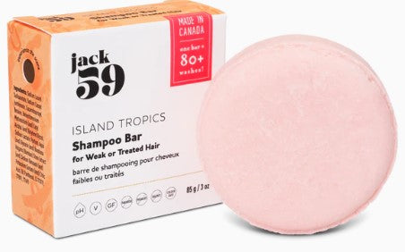 Island Tropics Shampoo and Conditioner Bar -For normal, weak or treated hair | Jack59 |