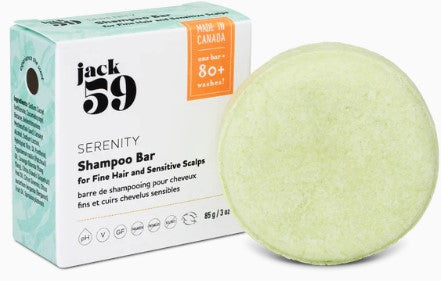 Serenity Shampoo and Conditioner Bar - For fine hair and sensitive skin | Jack59 |