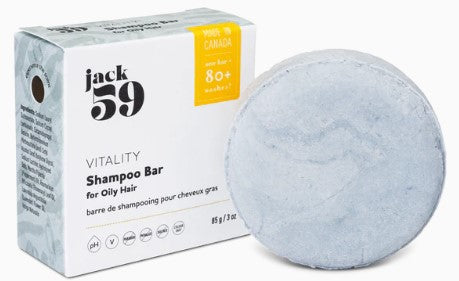 Vitality Shampoo and Conditioner Bar - For oily hair | Jack59 |