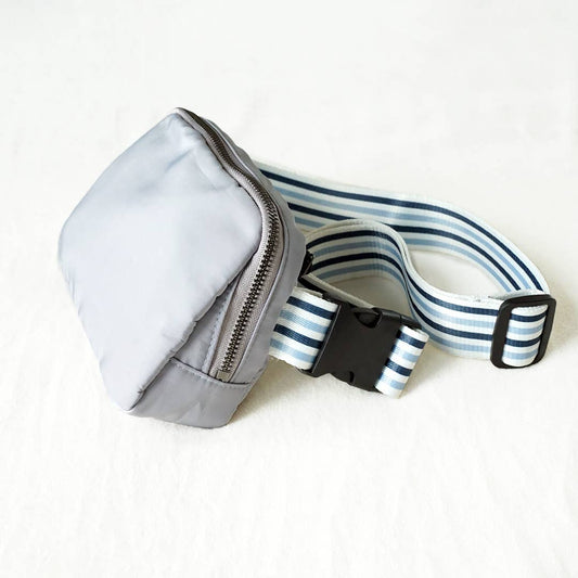 Blue Crossbody Belt Bag